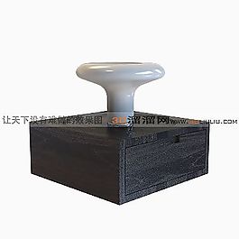 3D床頭柜模型