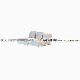 3D雙人沙發(fā)模型