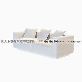 3D雙人沙發(fā)模型