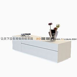 3D電視柜模型