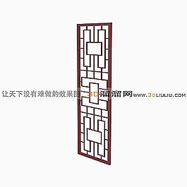 3D隔斷模型