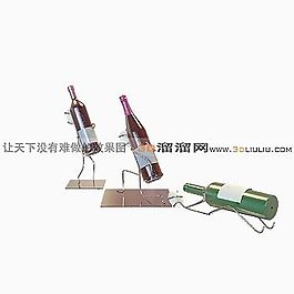 3D酒瓶模型