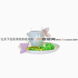 3D碟模型