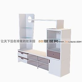 3D電視柜模型