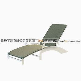 3D躺椅模型