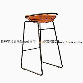 3D吧椅模型