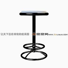 3D吧椅模型
