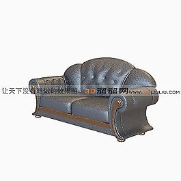 3D雙人沙發(fā)模型