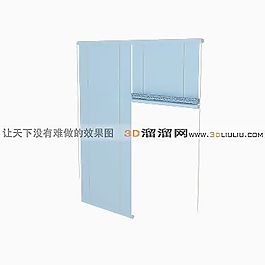 3D百折簾模型