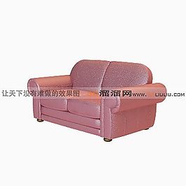 3D雙人沙發(fā)模型