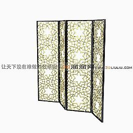 3D屏風(fēng)模型