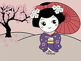 可愛的亞洲女孩性格