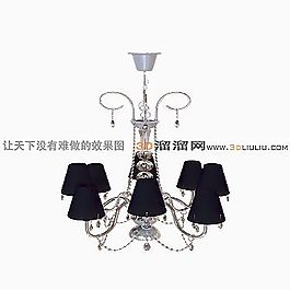 3D歐式吊燈模型