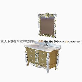 3D邊柜模型