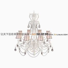 3D歐式吊燈模型