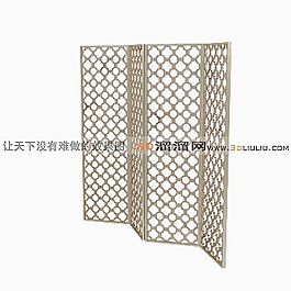 3D屏風(fēng)模型