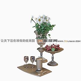 3D花瓶模型