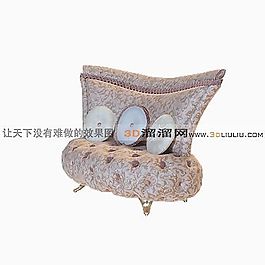 3D三人沙發(fā)模型
