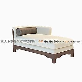 3D躺椅模型