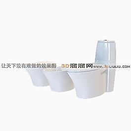 3D坐便器模型