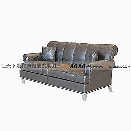 3D雙人沙發(fā)模型