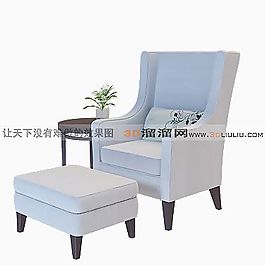 3D沙發(fā)椅模型