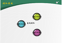 三个按钮的转动
