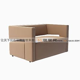 3D單人沙發(fā)模型