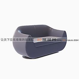 3D双人沙发模型