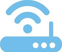 WiFi路由器簡單圖標