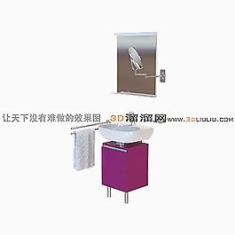 3D衛(wèi)浴組合模型