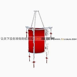 3D中式吊燈模型