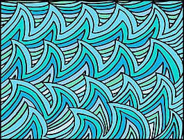 摘要水波背景矢量插畫
