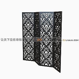 3D屏風(fēng)模型