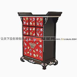 3D柜子模型