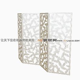 3D屏風(fēng)模型
