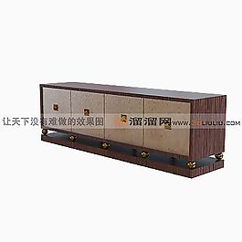 3D邊柜模型