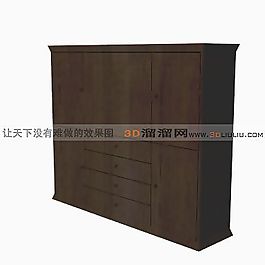 3D邊柜模型