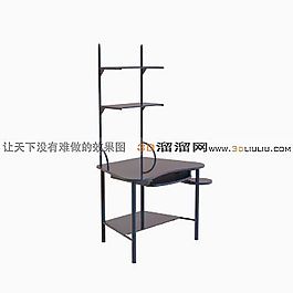 3D電腦桌模型
