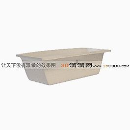 3D浴缸模型