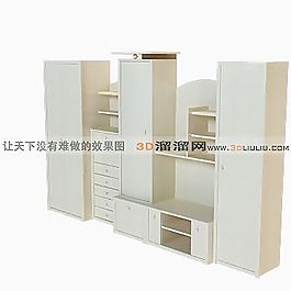 3D柜模型