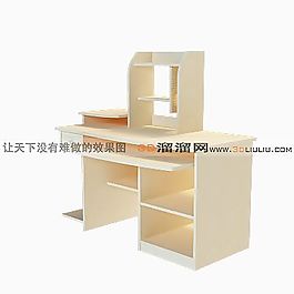 3D電腦桌模型