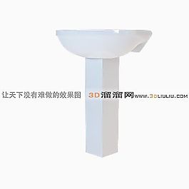 3D洗手盆模型
