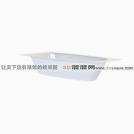 3D浴缸模型