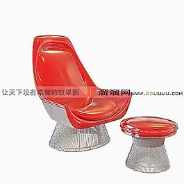 3D躺椅模型