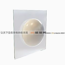 3D吸頂燈模型