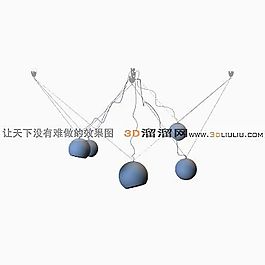 3D吊燈模型
