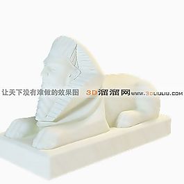 3D獅身人面像模型