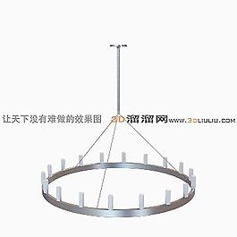 3D歐式吊燈模型