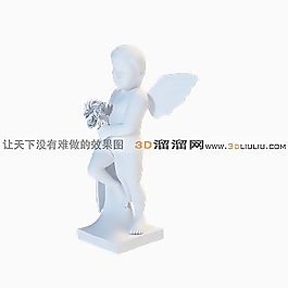 3D雕塑人模型